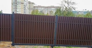 Купить распашные ворота из штакетника Бор, цена от 2697 руб.
