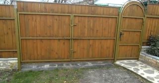Купить распашные ворота деревянные Бор, цена от 2697 руб.